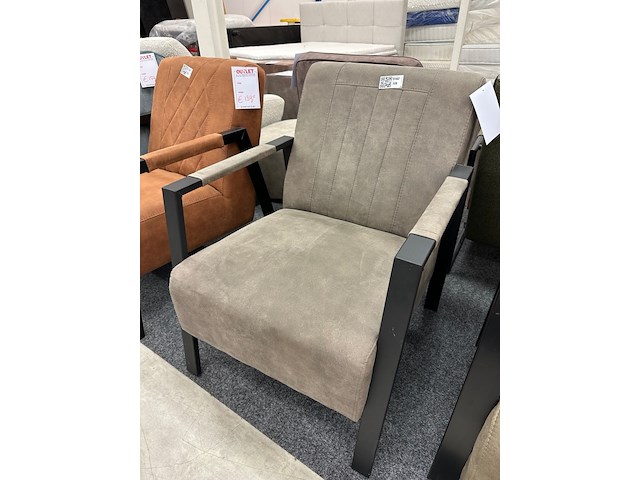 Fauteuil willem, taupe - afbeelding 5 van  5