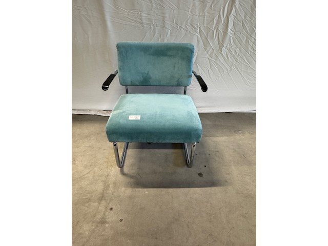 Fauteuil zuiver, ridge rib, groen - afbeelding 1 van  4