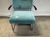 Fauteuil zuiver, ridge rib, groen - afbeelding 1 van  4