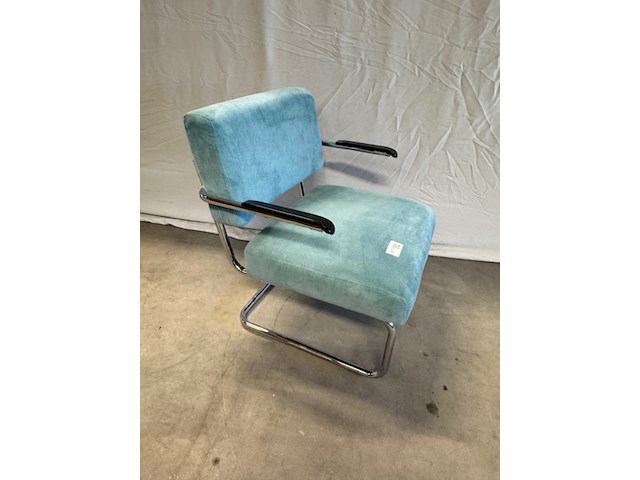 Fauteuil, zuiver, ridge rib, groen - afbeelding 3 van  4