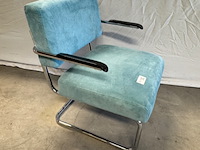 Fauteuil, zuiver, ridge rib, groen - afbeelding 3 van  4