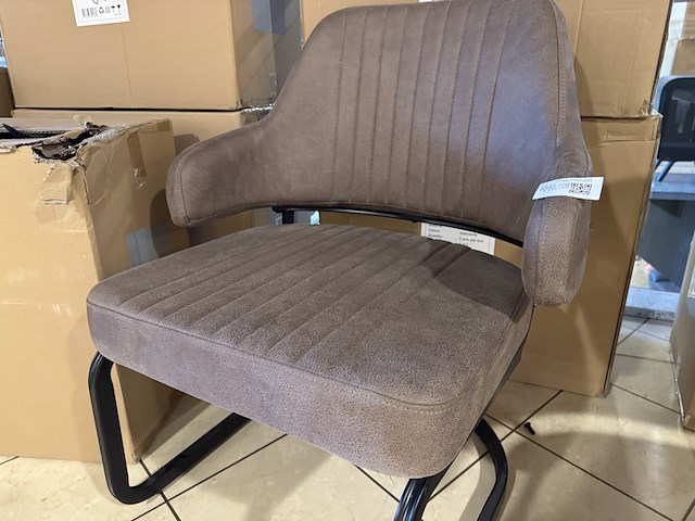 Fauteuil, zwart metalen onderstel - afbeelding 2 van  3