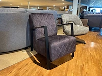 Fauteuil, zwart onderstel, antraciet - afbeelding 3 van  5
