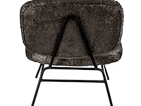 Fauteuil, zwart stof - afbeelding 3 van  6
