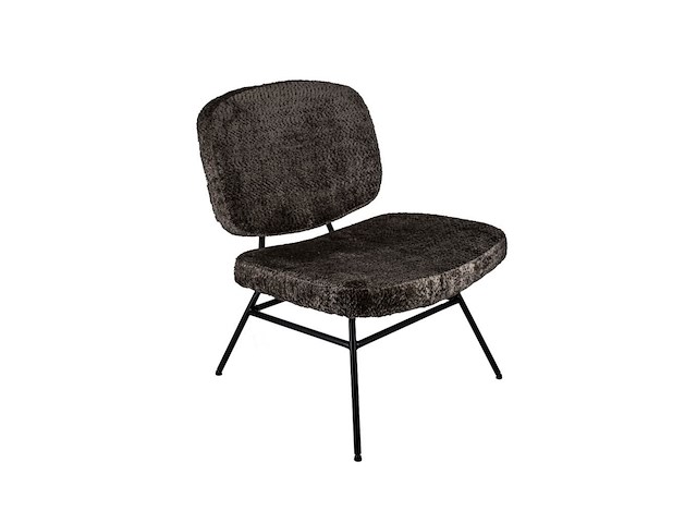 Fauteuil, zwart stof - afbeelding 5 van  6