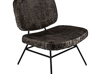 Fauteuil, zwart stof - afbeelding 6 van  6