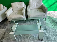 Fauteuils met salontafel 100x60x45 cm - afbeelding 2 van  7