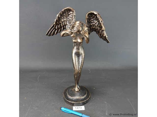 Faux bronzen beeld engel - afbeelding 2 van  5