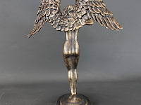 Faux bronzen beeld engel - afbeelding 4 van  5