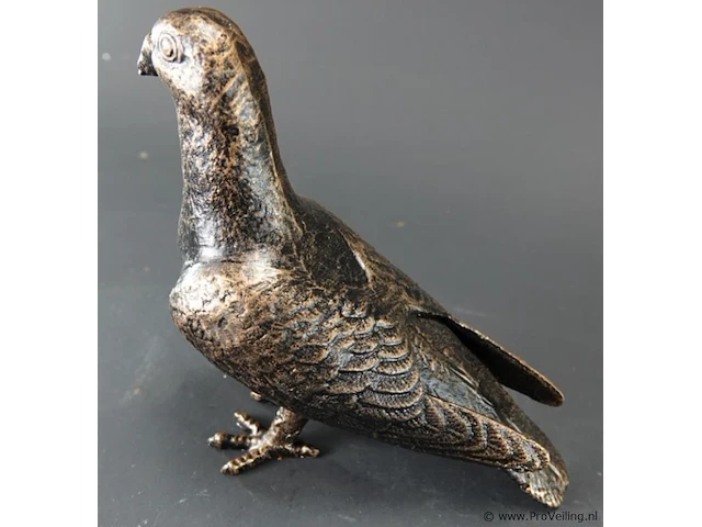 Faux bronzen duif - afbeelding 3 van  5