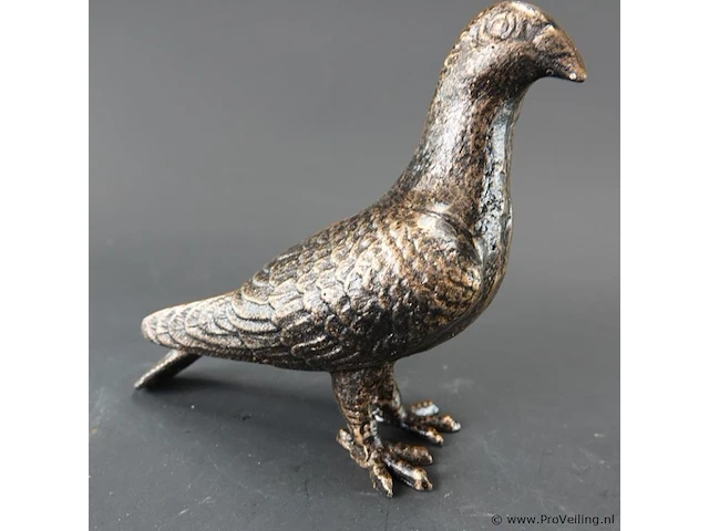 Faux bronzen duif - afbeelding 4 van  5