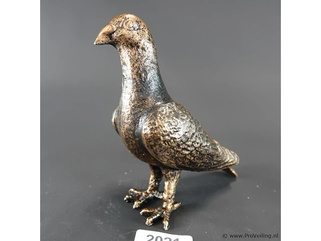 Faux bronzen duif - afbeelding 1 van  5