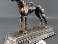Faux bronzen hazewindhond - afbeelding 1 van  5