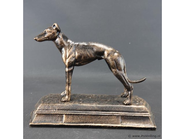 Faux bronzen hazewindhond - afbeelding 2 van  5