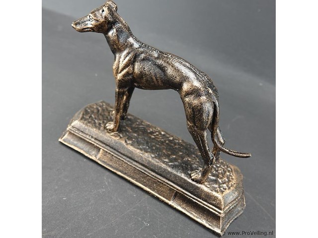 Faux bronzen hazewindhond - afbeelding 3 van  5