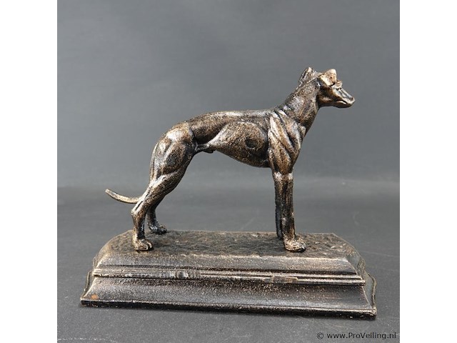Faux bronzen hazewindhond - afbeelding 4 van  5