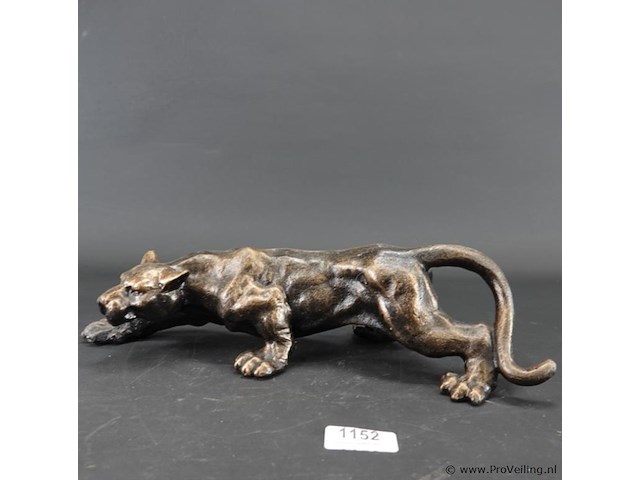 Faux bronzen jaguar - afbeelding 3 van  5