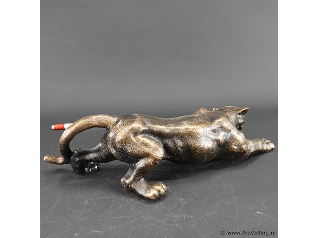 Faux bronzen jaguar - afbeelding 4 van  5