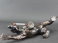 Faux bronzen jaguar - afbeelding 5 van  5