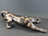 Faux bronzen jaguar - afbeelding 4 van  5