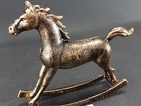Faux bronzen schommelpaard - afbeelding 1 van  5