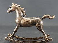 Faux bronzen schommelpaard - afbeelding 2 van  5