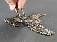 Faux bronzen uil als deurklopper - afbeelding 4 van  5