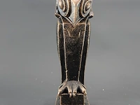 Faux bronzen uil in art-decostijl - afbeelding 2 van  5