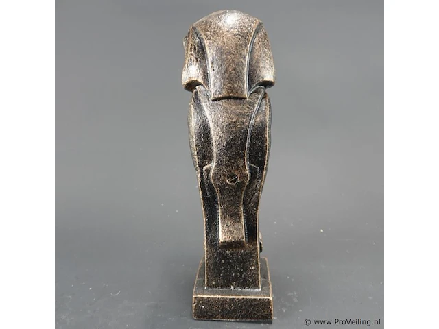 Faux bronzen uil in art-decostijl - afbeelding 4 van  5