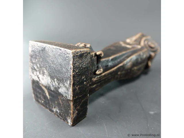 Faux bronzen uil in art-decostijl - afbeelding 5 van  5