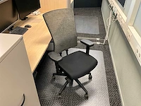 Febrü elektrisch zit-sta bureau met standcontainer (2x) - afbeelding 4 van  12