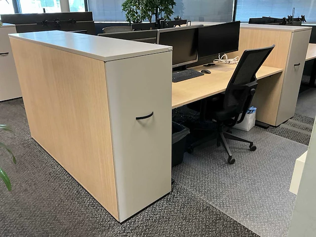 Febrü elektrisch zit-sta bureau met standcontainer (2x) - afbeelding 5 van  12