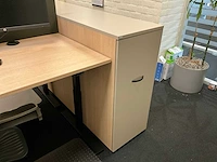 Febrü elektrisch zit-sta bureau met standcontainer (2x) - afbeelding 8 van  12