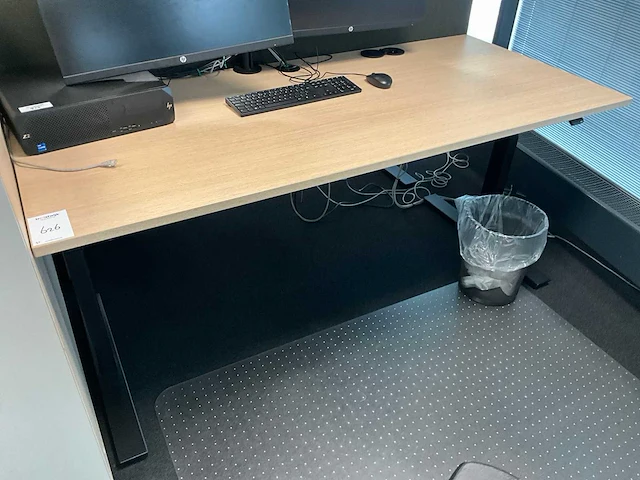 Febrü elektrisch zit-sta bureau met standcontainer (2x) - afbeelding 6 van  12