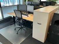 Febrü elektrisch zit-sta bureau met standcontainer (2x) - afbeelding 5 van  12