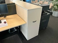 Febrü elektrisch zit-sta bureau met standcontainer (2x) - afbeelding 8 van  12