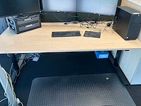 Febrü elektrisch zit-sta bureau met standcontainer (2x) - afbeelding 6 van  12