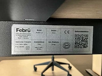 Febrü elektrisch zit-sta bureau met standcontainer (2x) - afbeelding 7 van  12