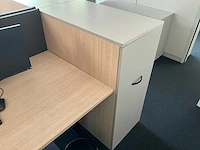 Febrü elektrisch zit-sta bureau met standcontainer (2x) - afbeelding 3 van  8