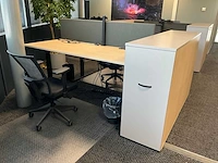 Febrü elektrisch zit-sta bureau met standcontainer (2x) - afbeelding 5 van  12