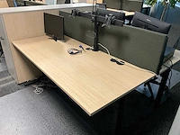 Febrü elektrisch zit-sta bureau met standcontainer (2x) - afbeelding 3 van  8