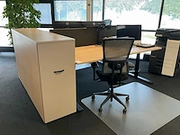 Febrü elektrisch zit-sta bureau met standcontainer (2x) - afbeelding 1 van  12