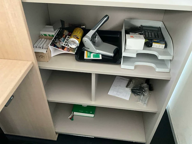Febrü elektrisch zit-sta bureau met standcontainer (2x) - afbeelding 4 van  8