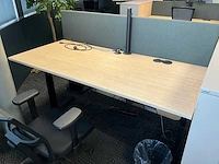 Febrü elektrisch zit-sta bureau met standcontainer (2x) - afbeelding 6 van  12