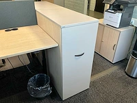 Febrü elektrisch zit-sta bureau met standcontainer (2x) - afbeelding 8 van  12