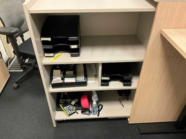 Febrü elektrisch zit-sta bureau met standcontainer (2x) - afbeelding 3 van  12
