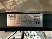 Febrü elektrisch zit-sta bureau met standcontainer (2x) - afbeelding 7 van  12