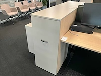 Febrü elektrisch zit-sta bureau met standcontainer (2x) - afbeelding 8 van  12