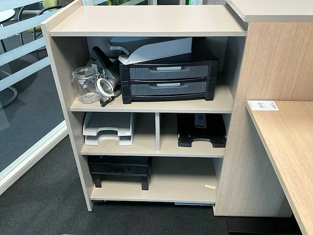 Febrü elektrisch zit-sta bureau met standcontainer (2x) - afbeelding 9 van  12