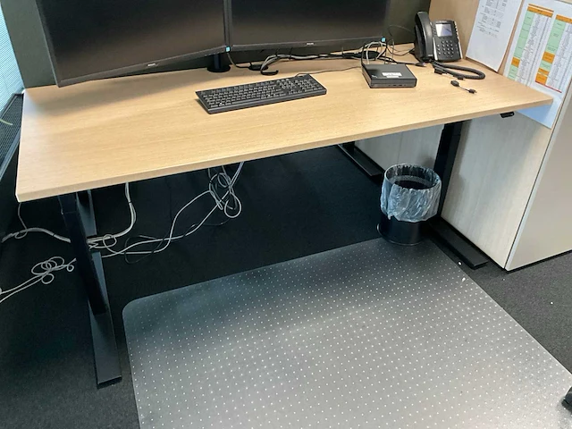 Febrü elektrisch zit-sta bureau met standcontainer (2x) - afbeelding 11 van  12